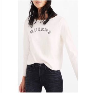 Madewell Queens Longsleeve Graphic Tee